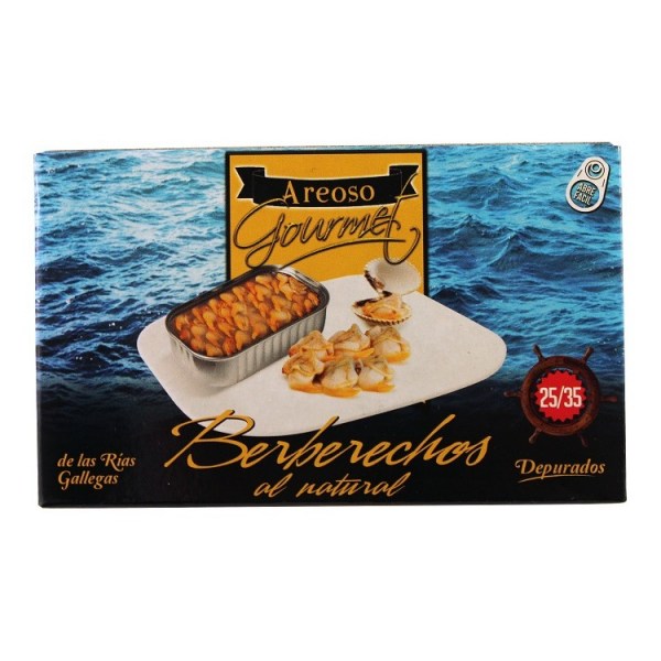 Mariscos.online  Berberechos al natural - Conservas Areoso