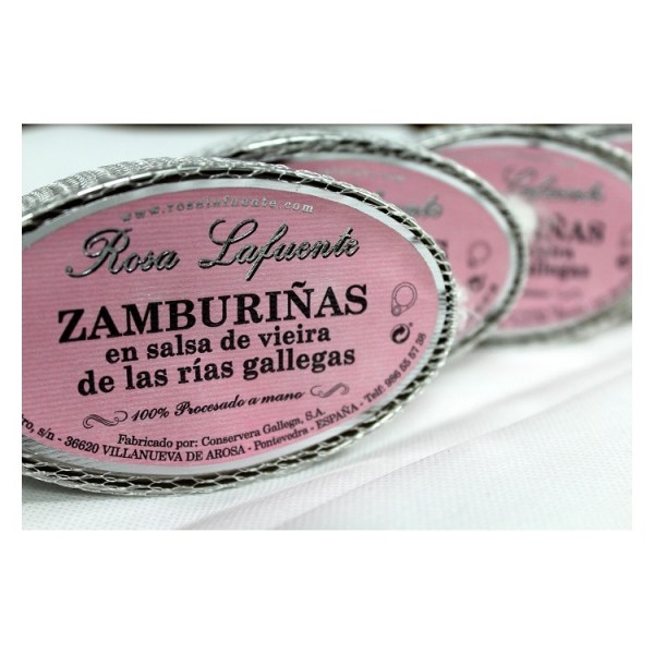 Mariscos.online  Zamburinas - Conservas Rosa Lafuente